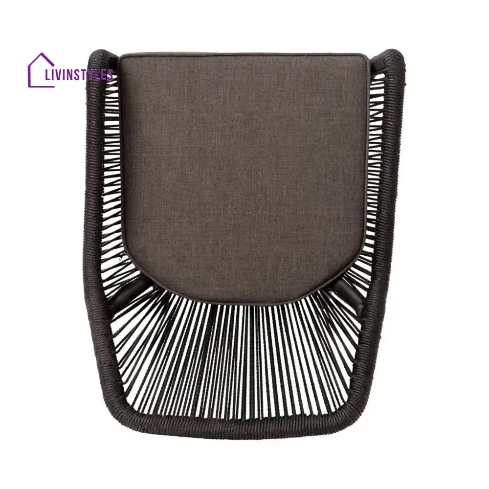 Magnolia 2-Piece Outdoor Rope Patio Dining Chairs - Dinning Chairs