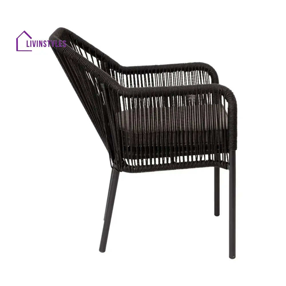 Magnolia 2-Piece Outdoor Rope Patio Dining Chairs - Dinning Chairs