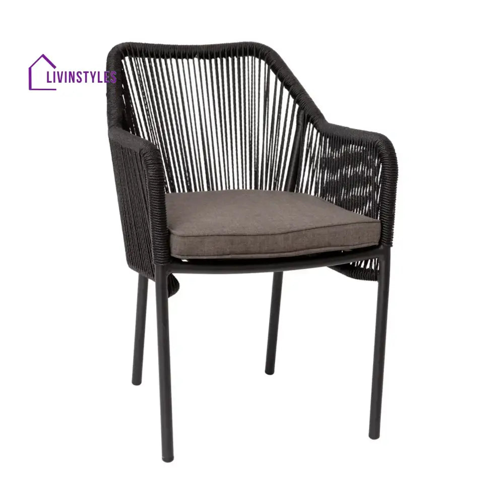Magnolia 2-Piece Outdoor Rope Patio Dining Chairs - Dinning Chairs