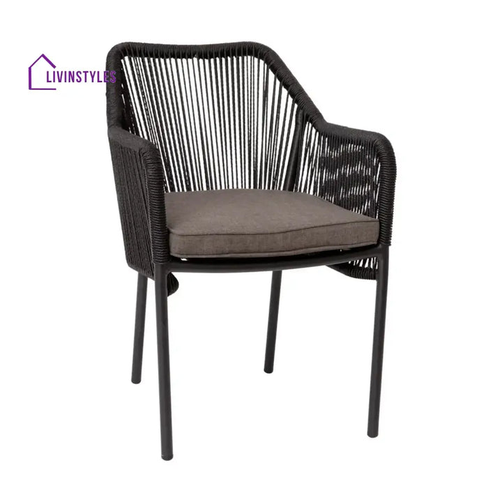Magnolia 2-Piece Outdoor Rope Patio Dining Chairs - Dinning Chairs