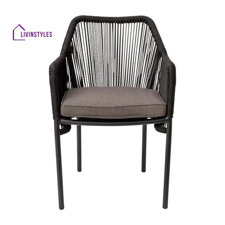Magnolia 2-Piece Outdoor Rope Patio Dining Chairs - Dinning Chairs