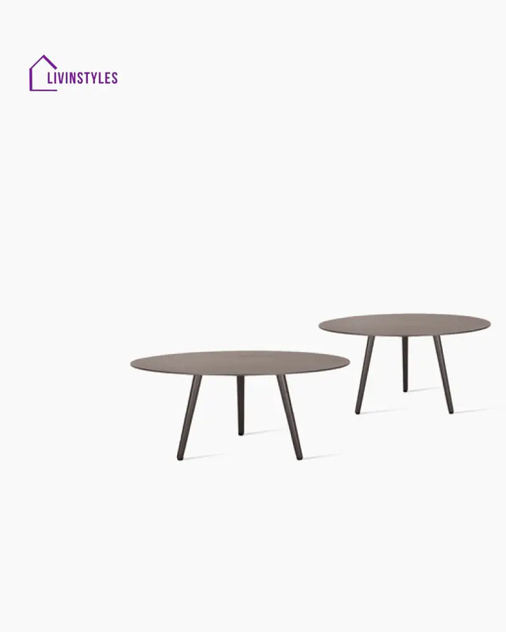 Magnus Outdoor Sofa Set 5 Seater 1 Single seater and 2 Center Table Set (Dark Grey) Braided & Rope - Sofa Sets