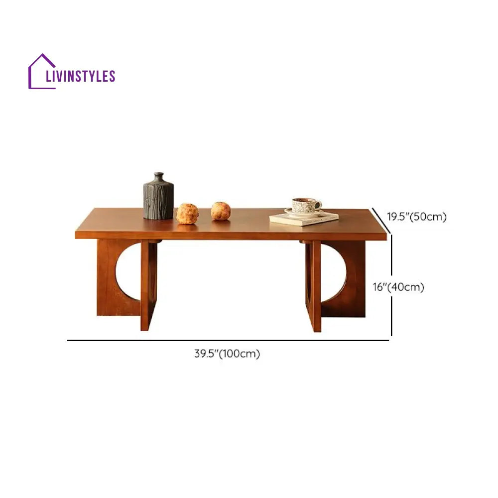 Mahi Solid Wood Coffee Table for Living Room