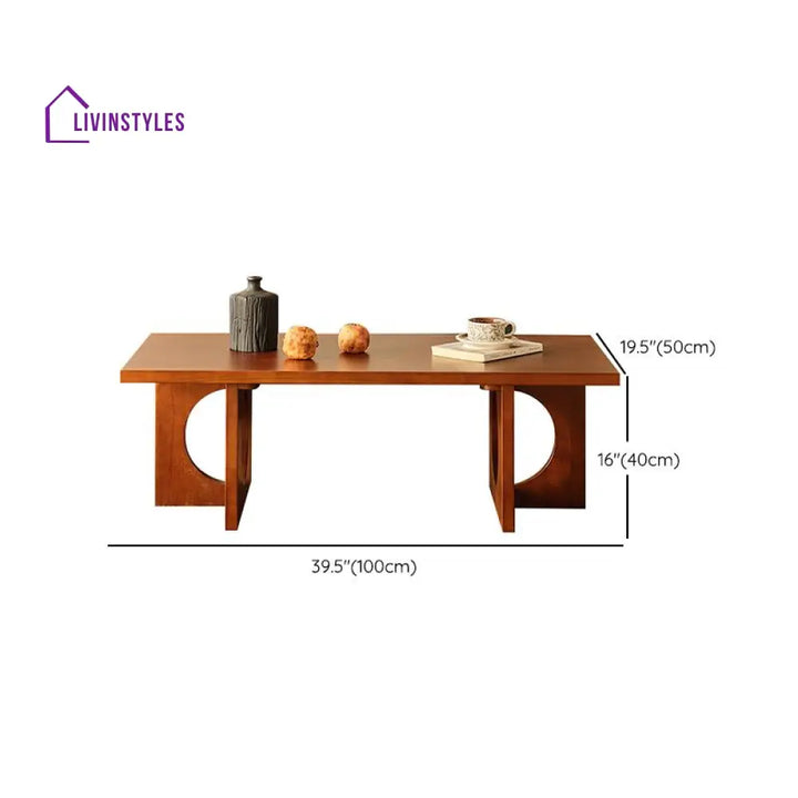 Mahi Solid Wood Coffee Table for Living Room