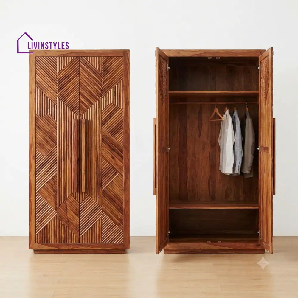 Mahira Wooden Wardrobe for Clothes | Cupboard for Clothes