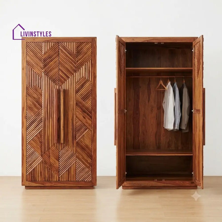 Mahira Wooden Wardrobe for Clothes | Cupboard for Clothes