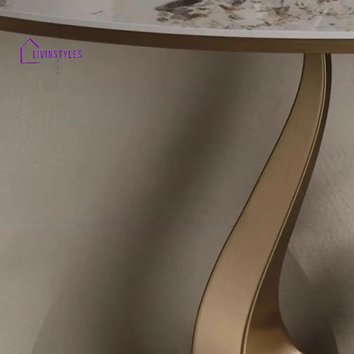 Mairav Stainless Steel Living Room Console Table