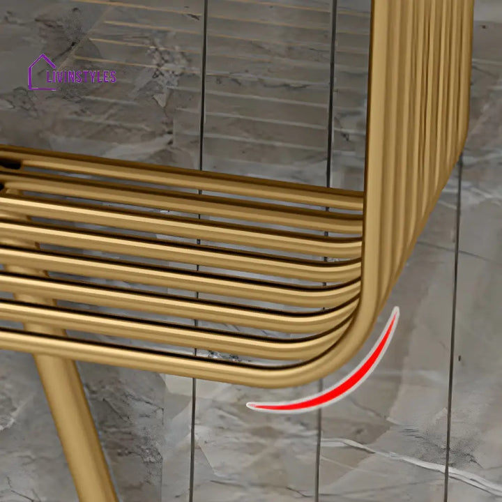 Mairav Stainless Steel Living Room Console Table