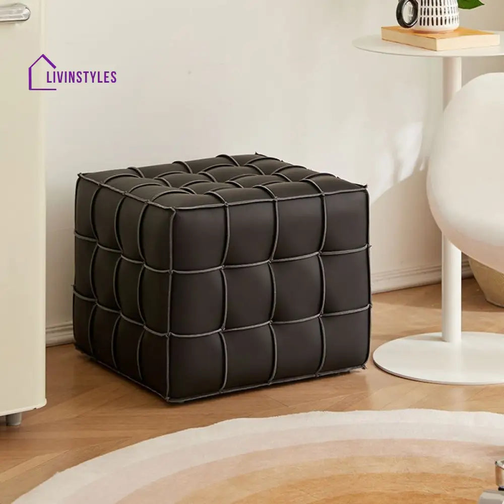 Maisha Living Room Ottoman | Faux Fabric