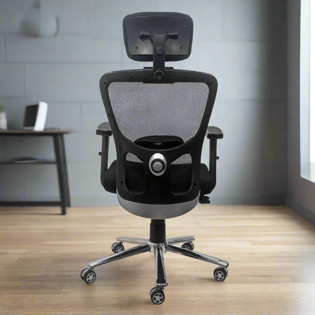 Majesty Black Jazz High Back Ergonomic Chair with Scorpio Base