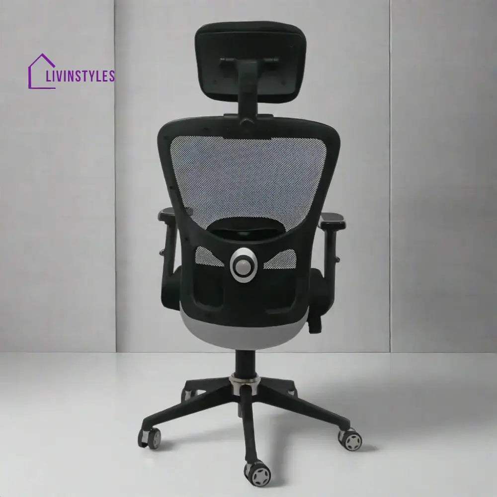 Majesty Black Jazz High Back Ergonomic Executive Office Chair | Nylon Base
