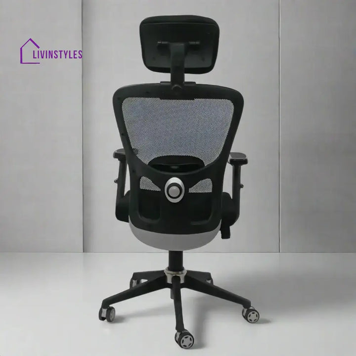 Majesty Black Jazz High Back Ergonomic Executive Office Chair | Nylon Base