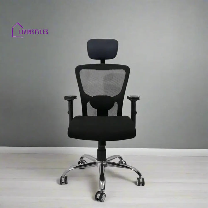 Majesty Black Jazz High Back Ergonomic Executive Office Chair | Spider Base