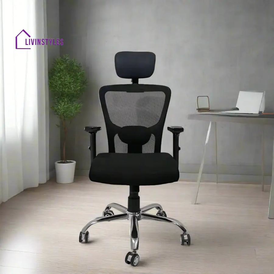 Majesty Black Jazz High Back Ergonomic Executive Office Chair | Spider Base