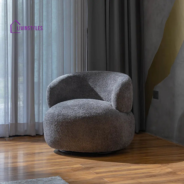 Malvina Dew Cotton Sofa Dark Grey Sofa