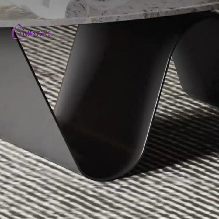 Manan Stainless Steel Frame Coffee Table for Living Room