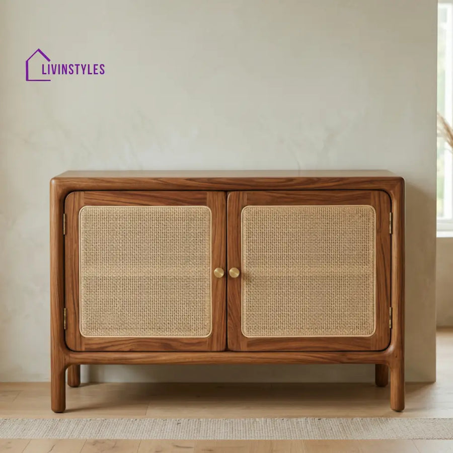 Manawa Solid Wood Sheesham Shoe Rack (Honey Finish)