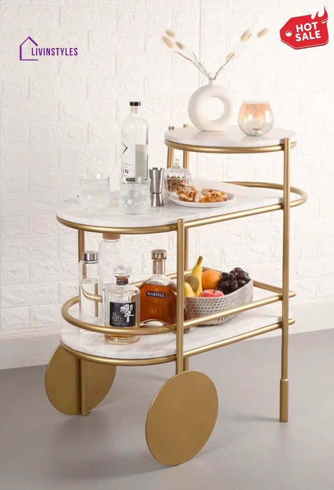 Maneela Big Bar Trolly For Serving Trolley