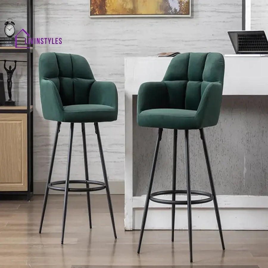 Manish Green Color Cayden Bar Stool Set Of-1