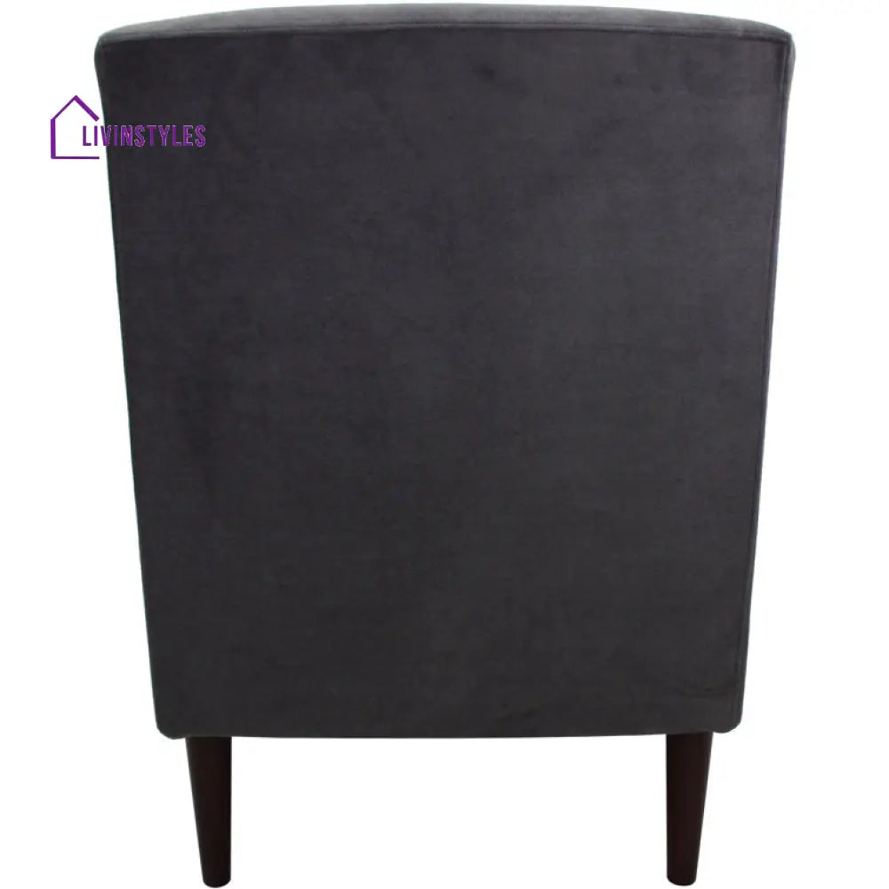 Manisha Solid Wood and Fabric Arm Chair | Living Room Chair | Lounge Chair