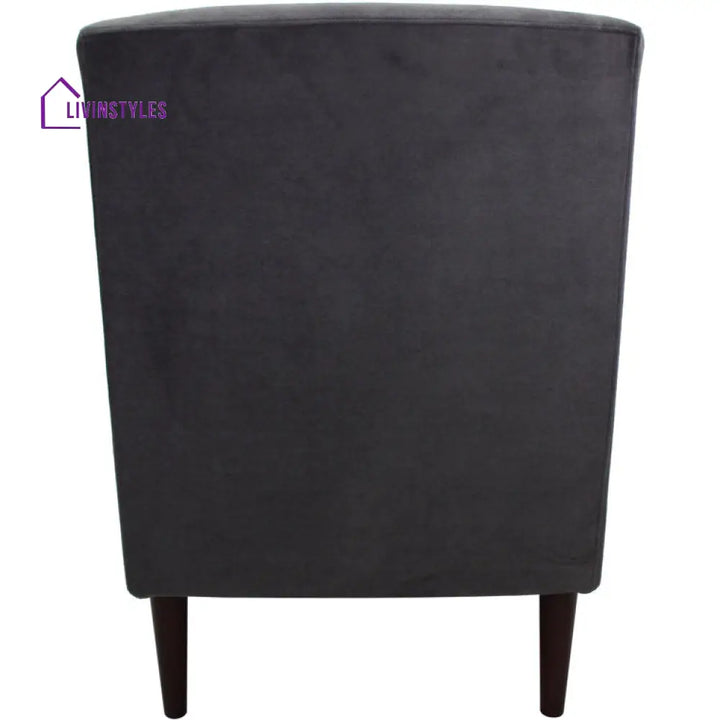 Manisha Solid Wood and Fabric Arm Chair | Living Room Chair | Lounge Chair