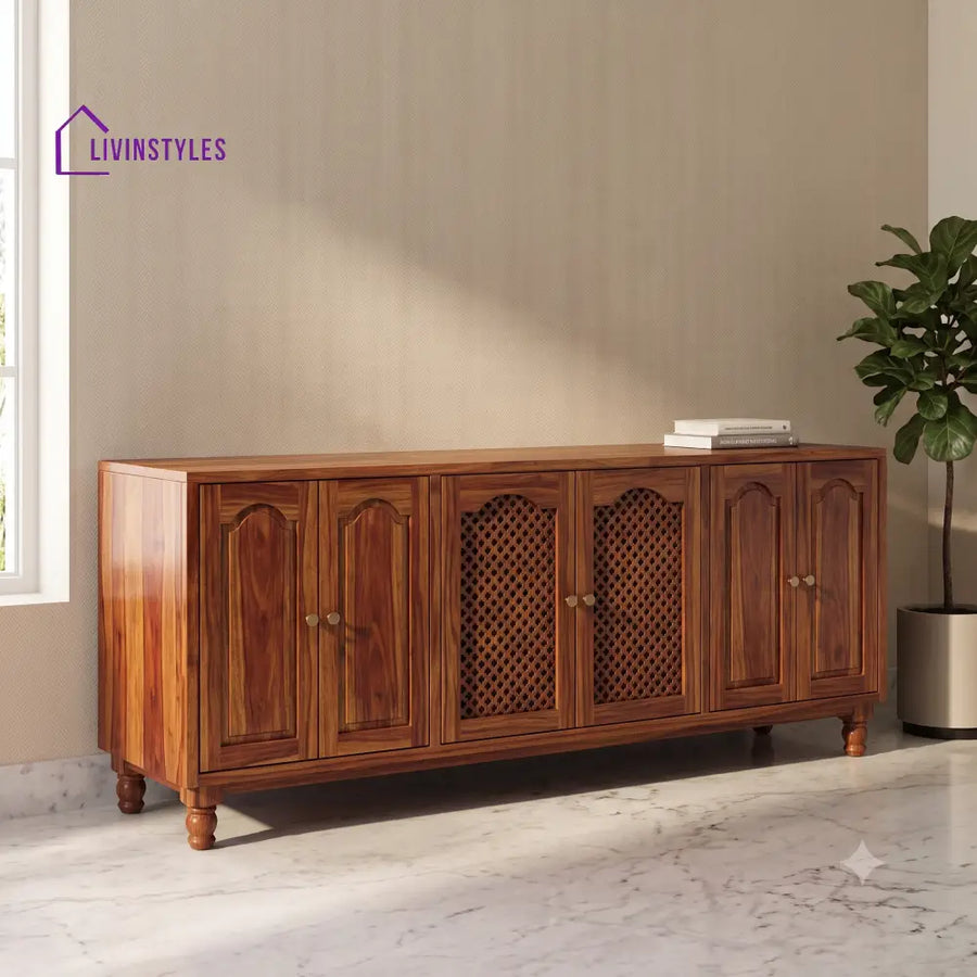 Manoj Solid Sheesham Wood Tv Unit for Living Room | Tv Cabinet | Tv Console