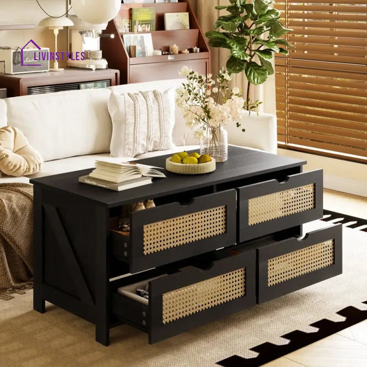 Mansi Solid Wood Coffee Table for Living Room