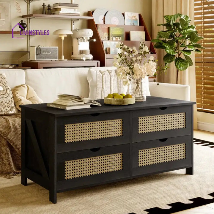 Mansi Solid Wood Coffee Table for Living Room