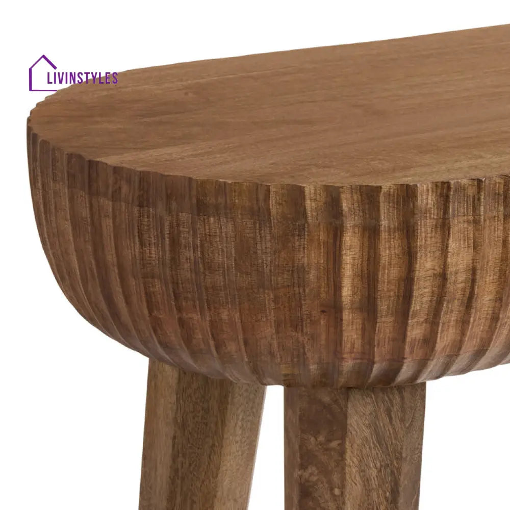 Manya Solid Wood Console Table for Living Room