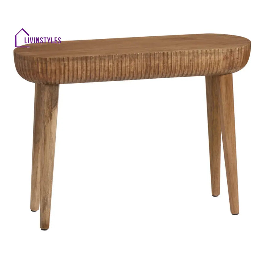 Manya Solid Wood Console Table for Living Room