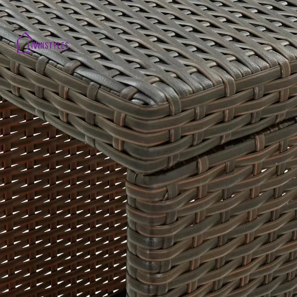 Maravilla Outdoor Rattan Wicker Bar Table with High-Top Design - Bar Table