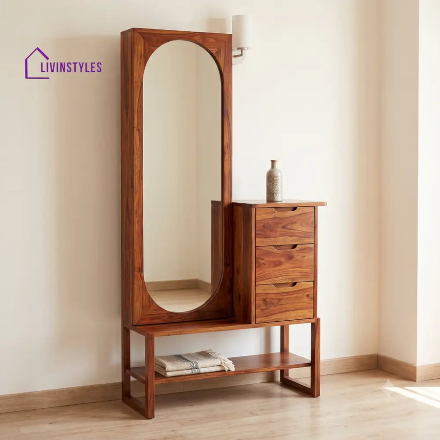 Marcel Premium Solid Wood Dressing Table for Bedroom | New Designer Dressing Unit