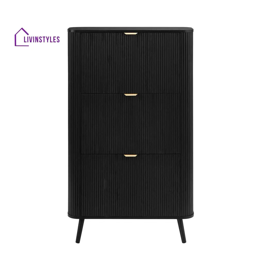 Marcos Shoe Cabinet - Black - Storage Unit