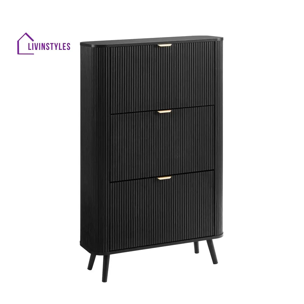 Marcos Shoe Cabinet - Black - Storage Unit