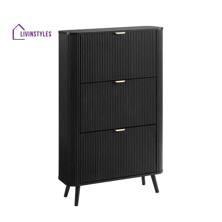 Marcos Shoe Cabinet - Black - Storage Unit