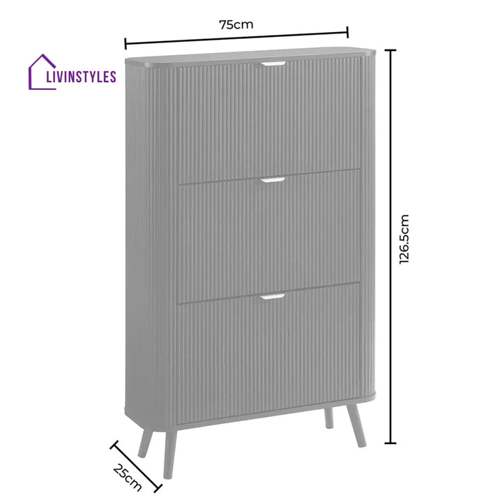 Marcos Shoe Cabinet - Black - Storage Unit