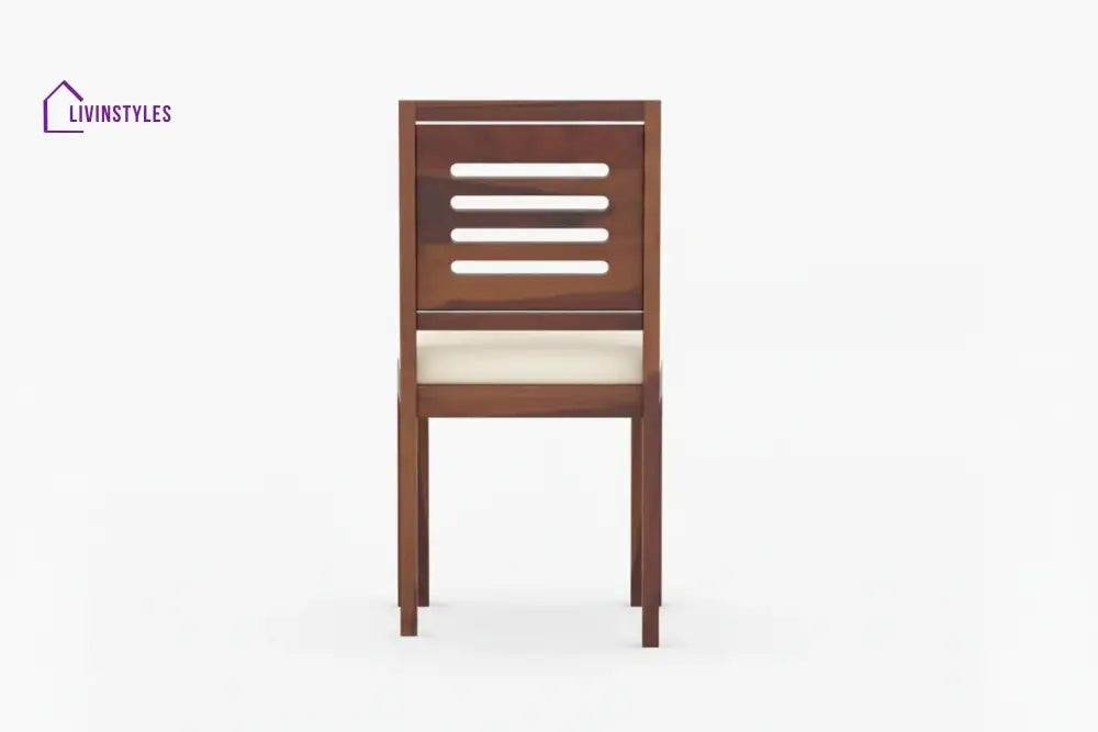 Daria Sheesham Wood 4 Seater Dining Sets With Cushion Top Chairs