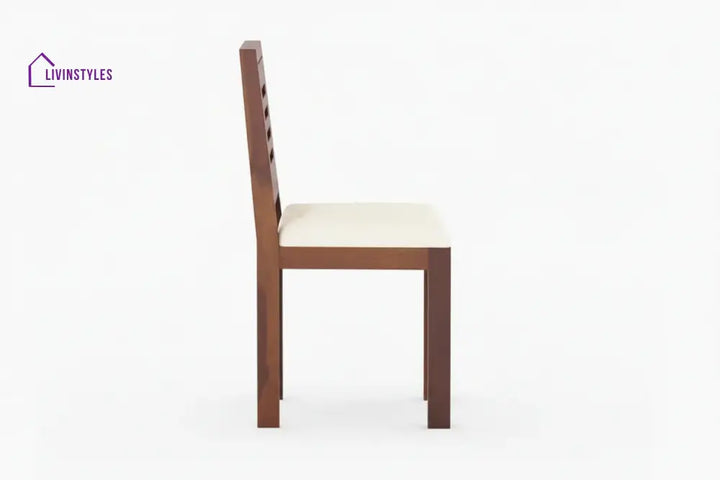 Daria Sheesham Wood 4 Seater Dining Sets With Cushion Top Chairs