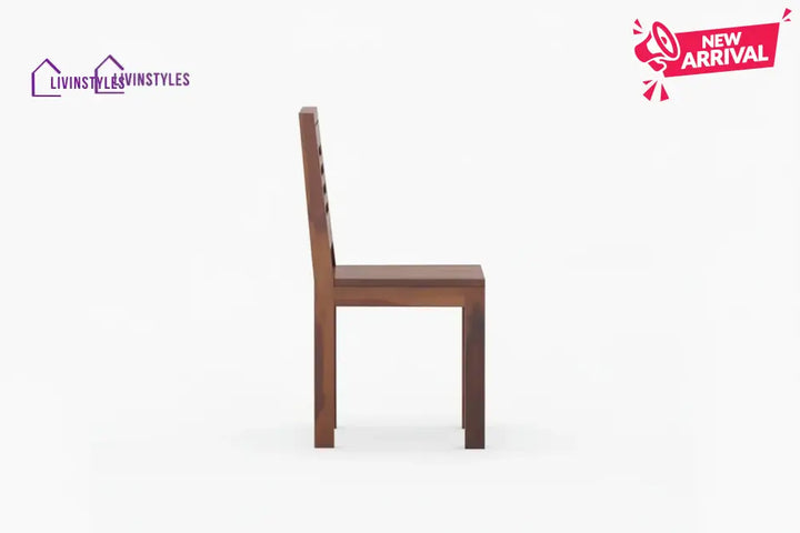 Daria Sheesham wood 6 Seater Dining Set without cushion Top chair