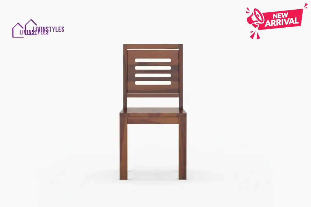 Daria Sheesham wood 6 Seater Dining Set without cushion Top chair