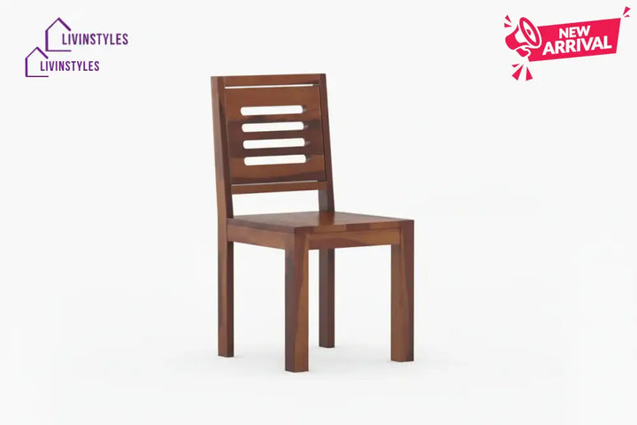 Daria Sheesham wood 6 Seater Dining Set without cushion Top chair