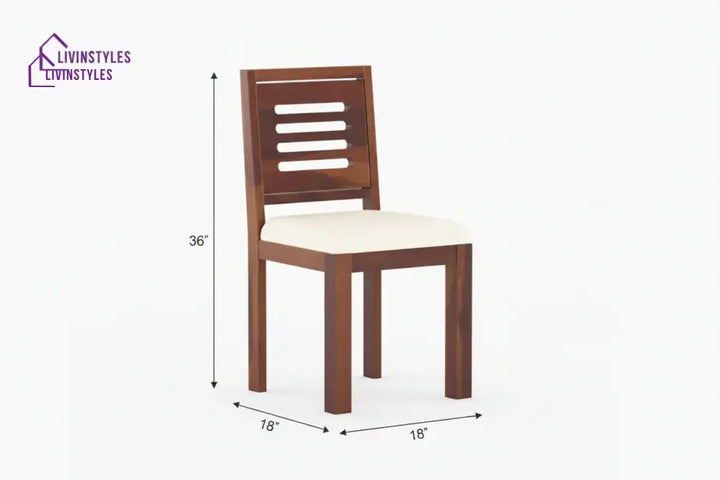 Daria Sheesham Wood 6 Seater Dining Sets With Cushion Top Chair