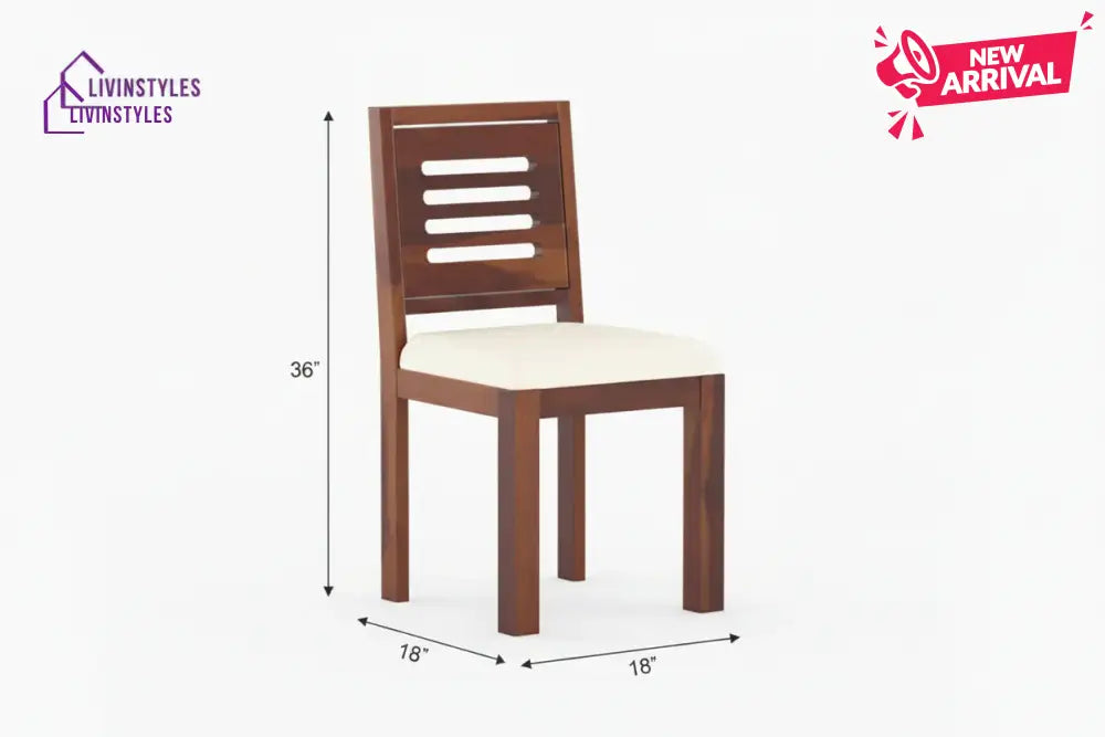 Daria Sheesham Wood 6 Seater Dining Sets With Cushion Top Chair