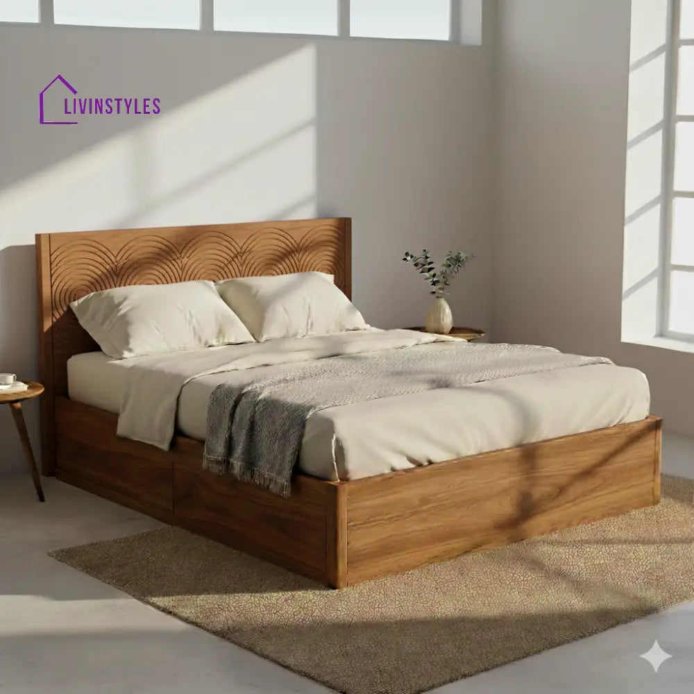 Margaret Premium Sheesham Wood Bed