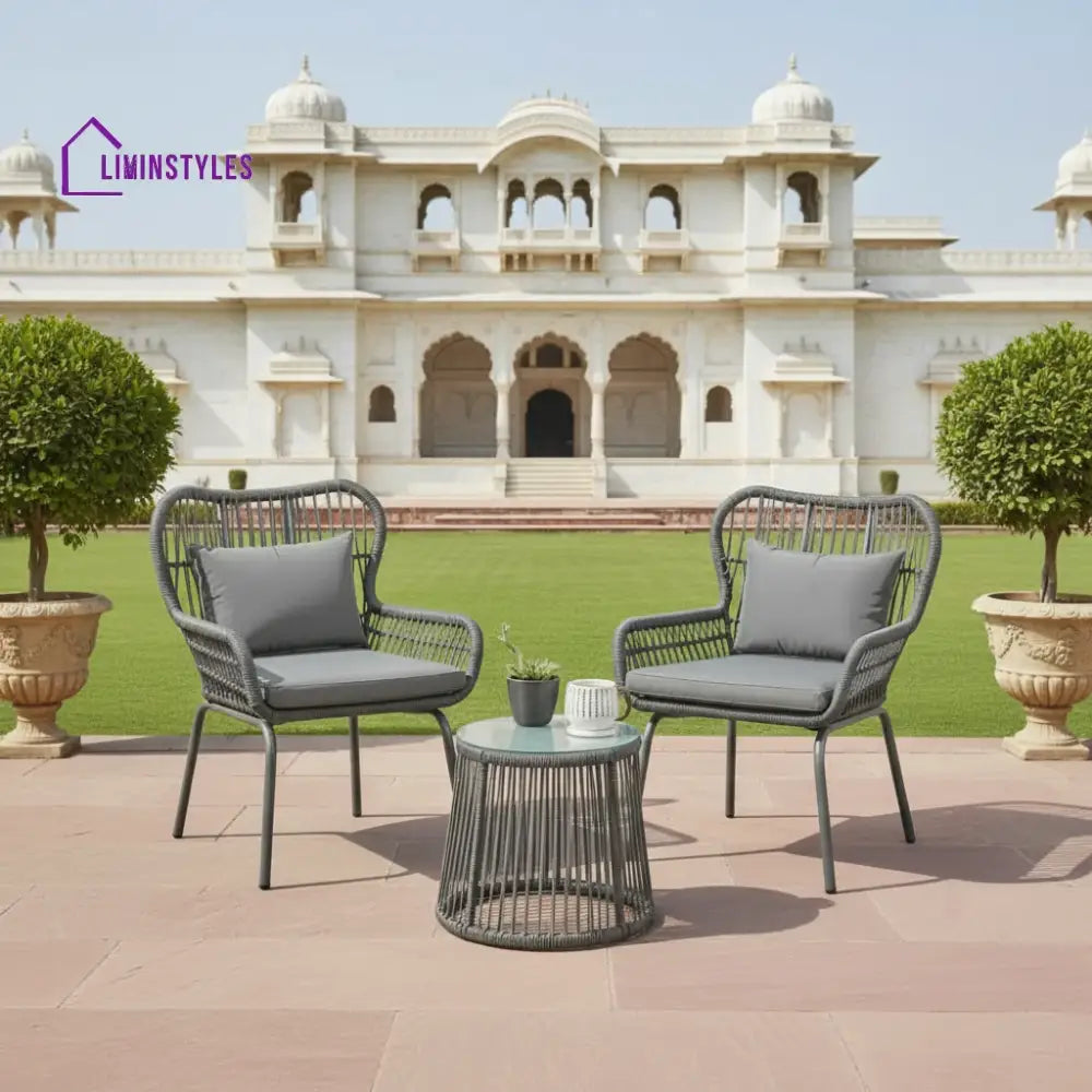 Marguerite Outdoor Patio Garden 3 Piece All Weather Resistant Furniture Set - Patio Set