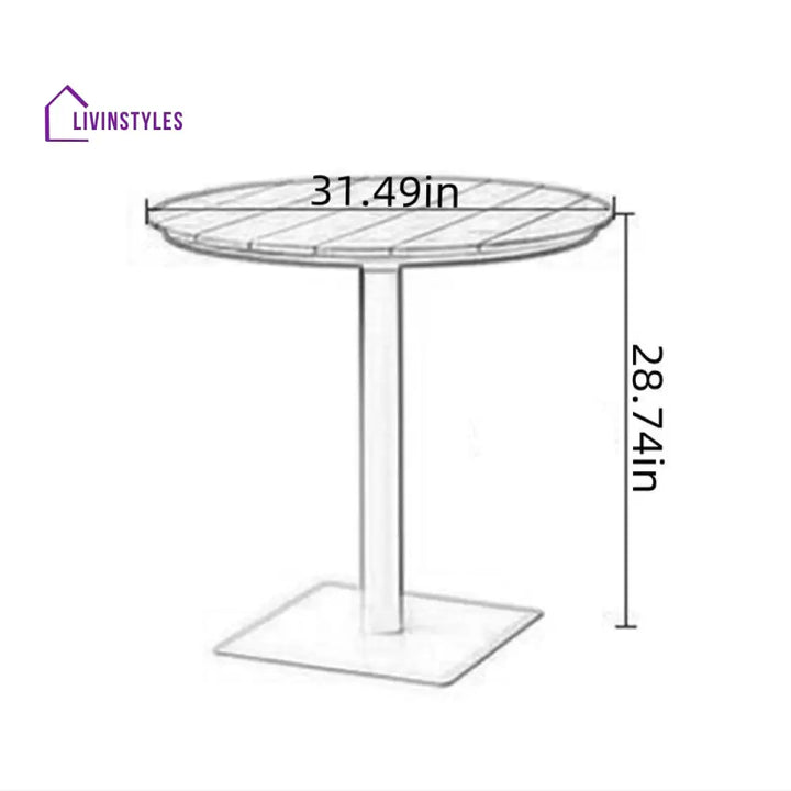 Maria 2 Seater Round Outdoor Set