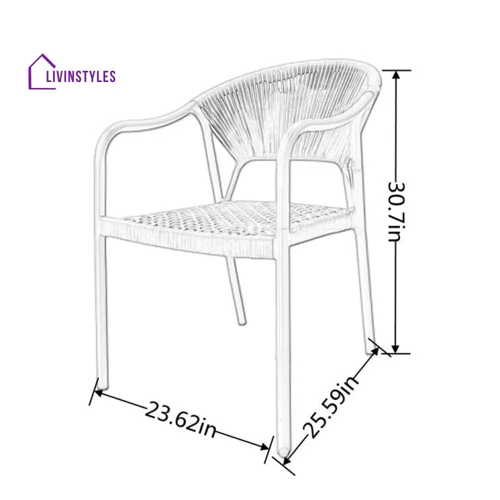 Maria 2 Seater Round Outdoor Set