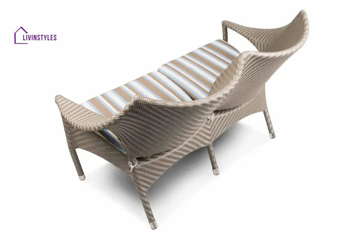 María Outdoor Sofa Set 2 Seater 2 Single seater and 1 Center Table (Beige) - Sofa Sets