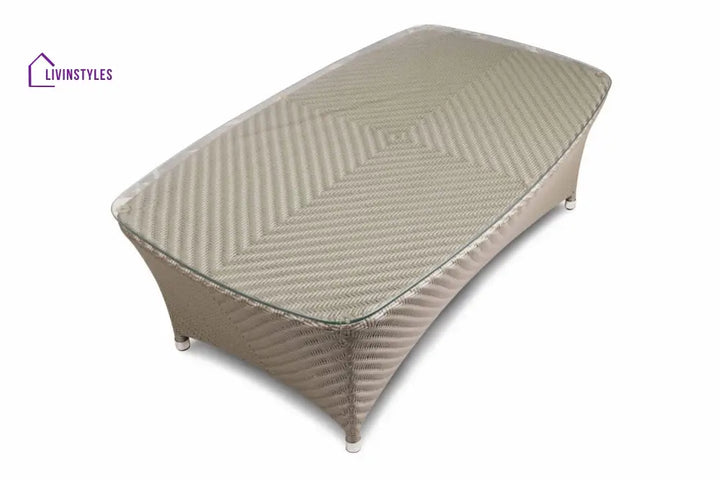 María Outdoor Sofa Set 2 Seater 2 Single seater and 1 Center Table (Beige) - Sofa Sets