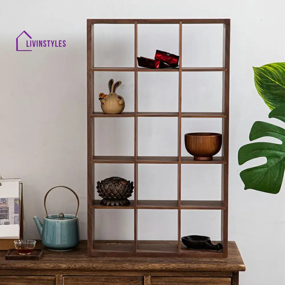 Maria Solid Wood Storage Shelves